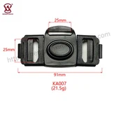 Boucle d'échappée en plastique